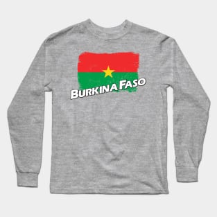 Burkina Faso flag Long Sleeve T-Shirt